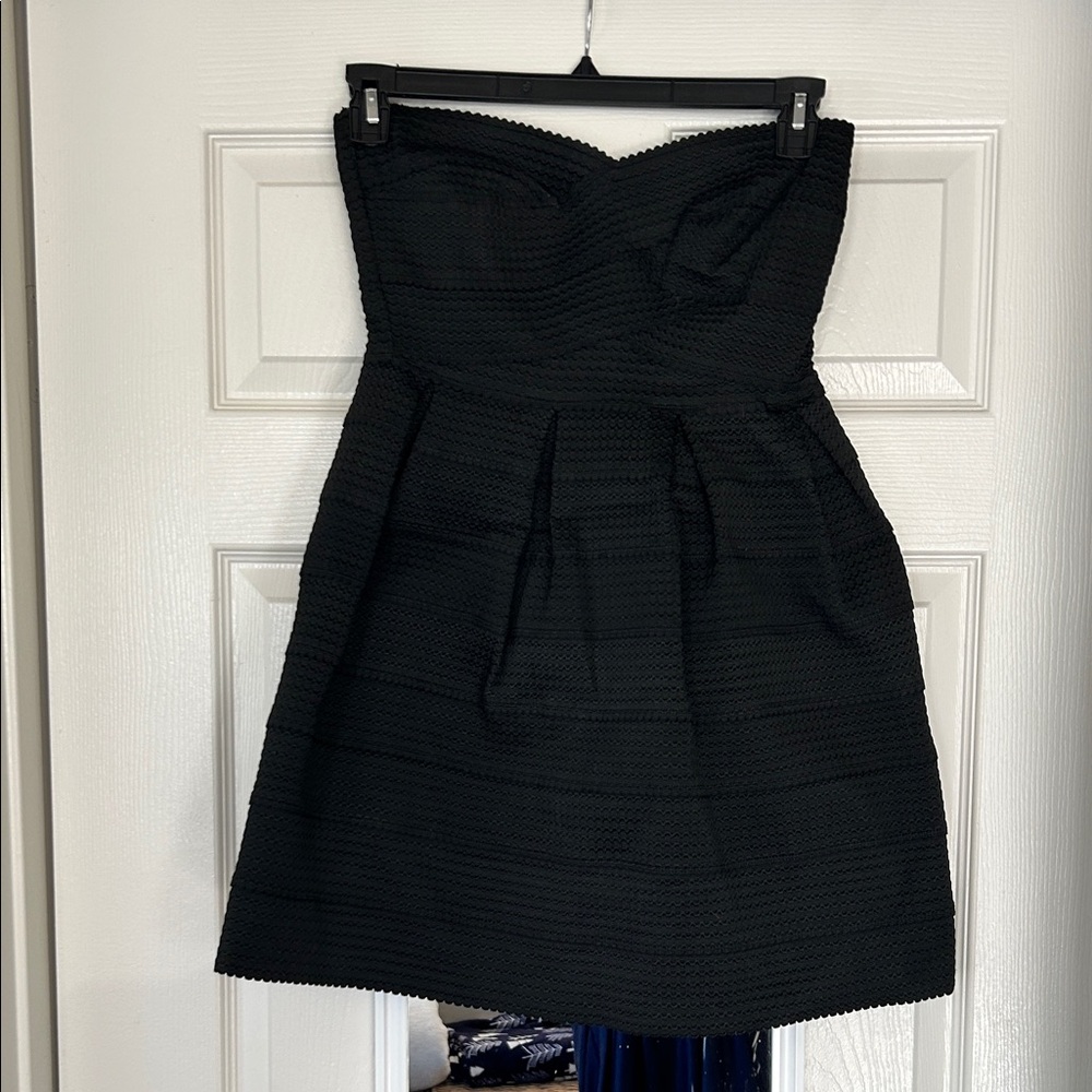 B Darlin Heavy Textured Strapless Dress